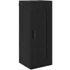 Image de vidaXL Meuble mural ChÃªne noir 34,5 x 34 x 90 cm Bois d'ingÃ©nierie