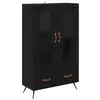 Image de vidaXL Haut Armoire avec tiroir ChÃªne noir 69,5 x 31 x 115 cm