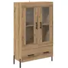 Image de vidaXL Haut Armoire Corona ChÃªne artisanal 69,5 x 31 x 115 cm