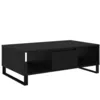 Image de vidaXL Table basse ChÃªne noir 104 x 60 x 35 cm Bois d'ingÃ©nierie
