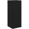Image de vidaXL Meuble mural ChÃªne noir 34,5 x 34 x 90 cm Bois d'ingÃ©nierie