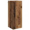 Image de vidaXL Meuble mural Bois Ancien 34,5 x 34 x 90 cm Bois d'ingÃ©nierie