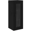 Image de vidaXL Meuble mural ChÃªne noir 34,5 x 34 x 90 cm