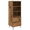 Image de vidaXL Haut Armoire Bois Ancien 40 x 36 x 110 cm Bois d'ingÃ©nierie