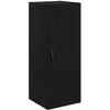 Image de vidaXL Meuble mural ChÃªne noir 34,5 x 34 x 90 cm Bois d'ingÃ©nierie