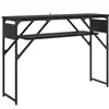 Image de Vidaxl Tableconsole ChÃªne Noir 105x30x75cm Bois D'ingÃ©nierie