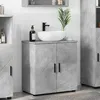 Image de vidaXL Cabinet de salle de bain avec porte Gris bÃ©ton 61 x 35 x 64 cm