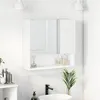 Image de vidaXL Armoire Miroir Blanc 59 x 17 x 55 cm Bois d'ingÃ©nierie