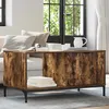 Image de Vidaxl Table Basse ChÃªne FumÃ© 90 X 49 X 46 Cm Bois D'ingÃ©nierie