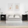 Image de vidaXL Tables de chevet 2 pcs Noir 49 x 36 x 61 cm Bois d'ingÃ©nierie
