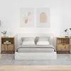 Image de Vidaxl Tables De Chevet 2 Pcs ChÃªne Artisanal 49 X 36 X 61 Cm