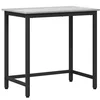 Image de vidaXL table Gris Sonoma 100 x 50 x 76,5 cm Bois d'ingÃ©nierie et acier