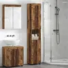 Image de vidaXL Ensemble de Meubles de Salle de Bain TULUM Bois Ancien