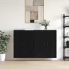 Image de vidaXL Armoires Murailles 2 pcs ChÃªne noir 69,5 x 34 x 90 cm