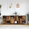 Image de Vidaxl Buffets 3 Pcs Bois Ancien 180 X 35 X 70 Cm Bois D'ingÃ©nierie