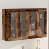 Image de vidaXL Set de meubles muraux 2 pcs Bois Ancien 69,5x34x90 cm