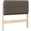 Image de vidaXL TÃªte de lit capitonnÃ©e Marron et Taupe 100 cm Pin massif