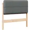 Image de vidaXL TÃªte de lit capitonnÃ©e Marron et gris clair 90 cm Pin massif