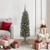 Image de vidaXL Sapin de NoÃ«l artificiel with LEDs Vert 120 cm PVC