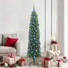 Image de vidaXL Sapin de NoÃ«l artificiel Vert 180 cm PVC et acier et plastique