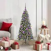 Image de vidaXL Sapin de NoÃ«l artificiel avec 150 LED Vert 50 x 50 x 120 cm