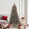 Image de vidaXL Sapin de NoÃ«l artificiel avec 300 LED Vert 99 x 99 x 180 cm