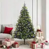 Image de vidaXL Arbre de NoÃ«l artificiel Ã  charniÃ¨res 300 LEDs Vert 180 cm