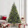 Image de vidaXL Sapin de NoÃ«l Artificiel ArticulÃ© 300 LEDs Vert 210 cm