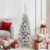 Image de vidaXL Sapin de NoÃ«l artificiel avec 150 LED Blanc 53 x 53 x 120 cm