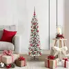 Image de vidaXL Sapin de NoÃ«l artificiel avec 150 LED Vert et blanc 120 cm
