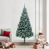 Image de vidaXL Sapin de NoÃ«l artificiel Vert 210 cm PVC, Acier et Plastique