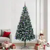 Image de vidaXL Sapin de NoÃ«l artificiel Vert 240 cm PVC, Acier et Plastique