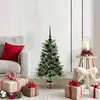 Image de vidaXL Sapin de NoÃ«l avec 150 LED avec support Vert 90 cm PE