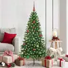 Image de vidaXL Sapin de NoÃ«l avec 150 LED avec support Vert 150 cm PE