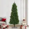 Image de vidaXL Sapin de NoÃ«l avec 300 LED avec support Vert 240 cm PE