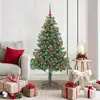 Image de vidaXL Sapin de NoÃ«l avec 150 LED avec support Vert 150 cm PVC