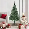 Image de vidaXL Sapin de NoÃ«l avec 150 LED avec support Vert 150 cm PVC