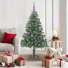 Image de vidaXL Sapin de NoÃ«l avec 150 LED avec support Vert 150 cm PVC