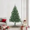 Image de vidaXL Sapin de NoÃ«l avec 300 LED avec support Vert 210 cm PVC