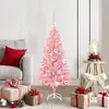 Image de vidaXL Sapin de NoÃ«l avec 150 LED avec support Rose 120 cm PVC