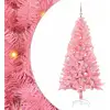 Image de vidaXL Sapin de NoÃ«l avec 150 LED avec support Rose 150 cm PVC