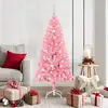 Image de vidaXL Sapin de NoÃ«l avec 150 LED avec support Rose 150 cm PVC