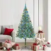 Image de vidaXL Sapin de NoÃ«l artificiel avec 300 LED Vert 180 cm PVC et Acier