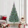 Image de vidaXL Sapin de NoÃ«l artificiel avec 300 LED Vert 210 cm PVC et Acier