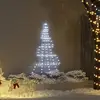 Image de vidaXL Arbre de NoÃ«l LED avec 112 LED Blanc froid 511 cm MÃ©tal