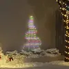 Image de Vidaxl Arbre De NoÃ«l Led Avec 112 Led Multicolore 511 Cm MÃ©tal