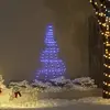 Image de vidaXL Arbre de NoÃ«l LED avec 112 LED Bleu 511 cm MÃ©tal