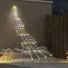Image de Vidaxl Arbre De NoÃ«l Led Avec 168 Led Multicolore 511 Cm MÃ©tal