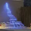 Image de vidaXL Arbre de NoÃ«l LED avec 168 LED Bleu 511 cm MÃ©tal