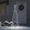 Image de vidaXL Arbre de NoÃ«l LED avec 390 LED Blanc froid 250 cm Fer